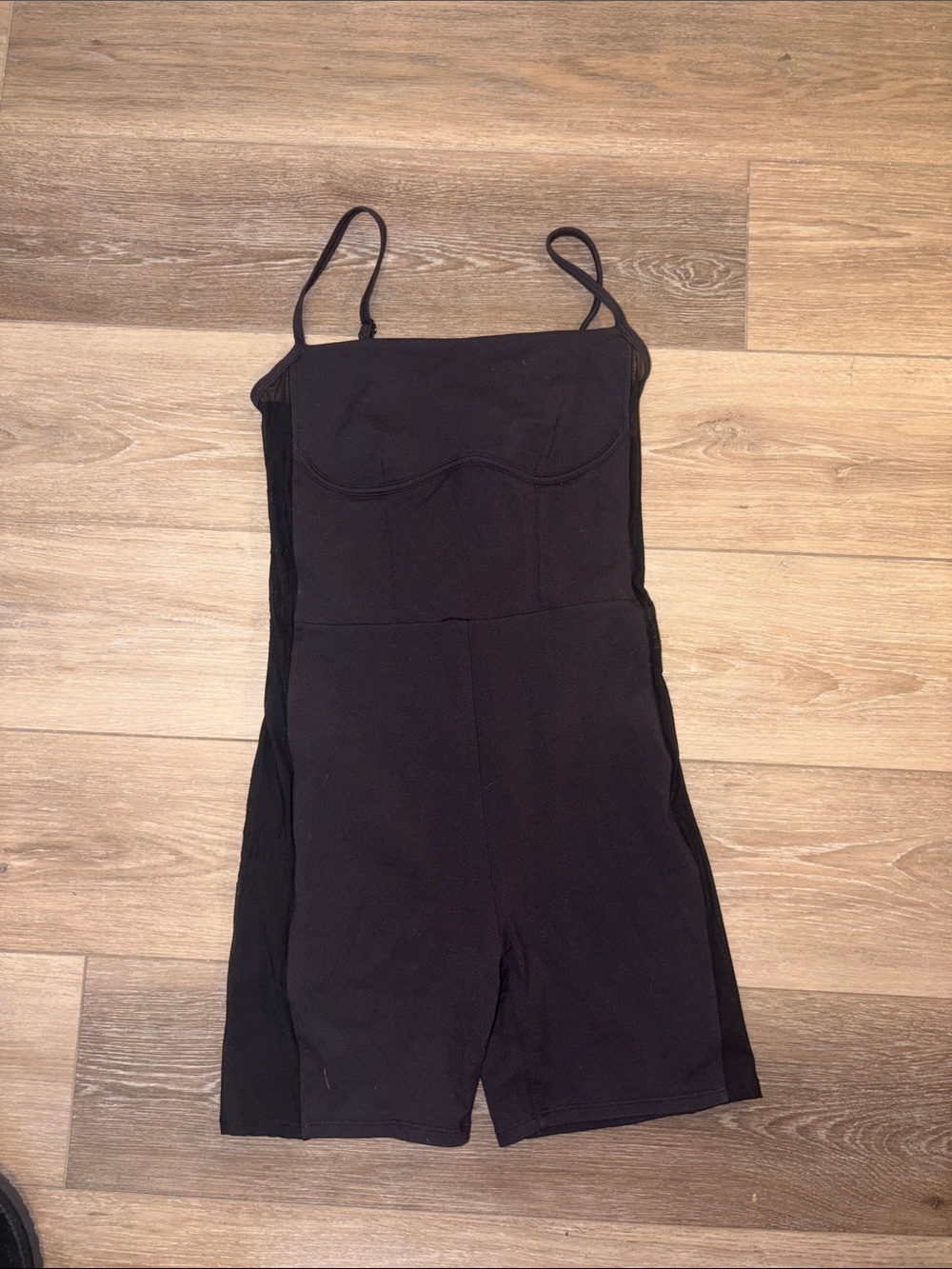 ALO Yoga Black Fitted Jumpsuit Romper